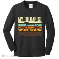 Funny Cycling Bicycle Kids Long Sleeve Shirt thumb 0