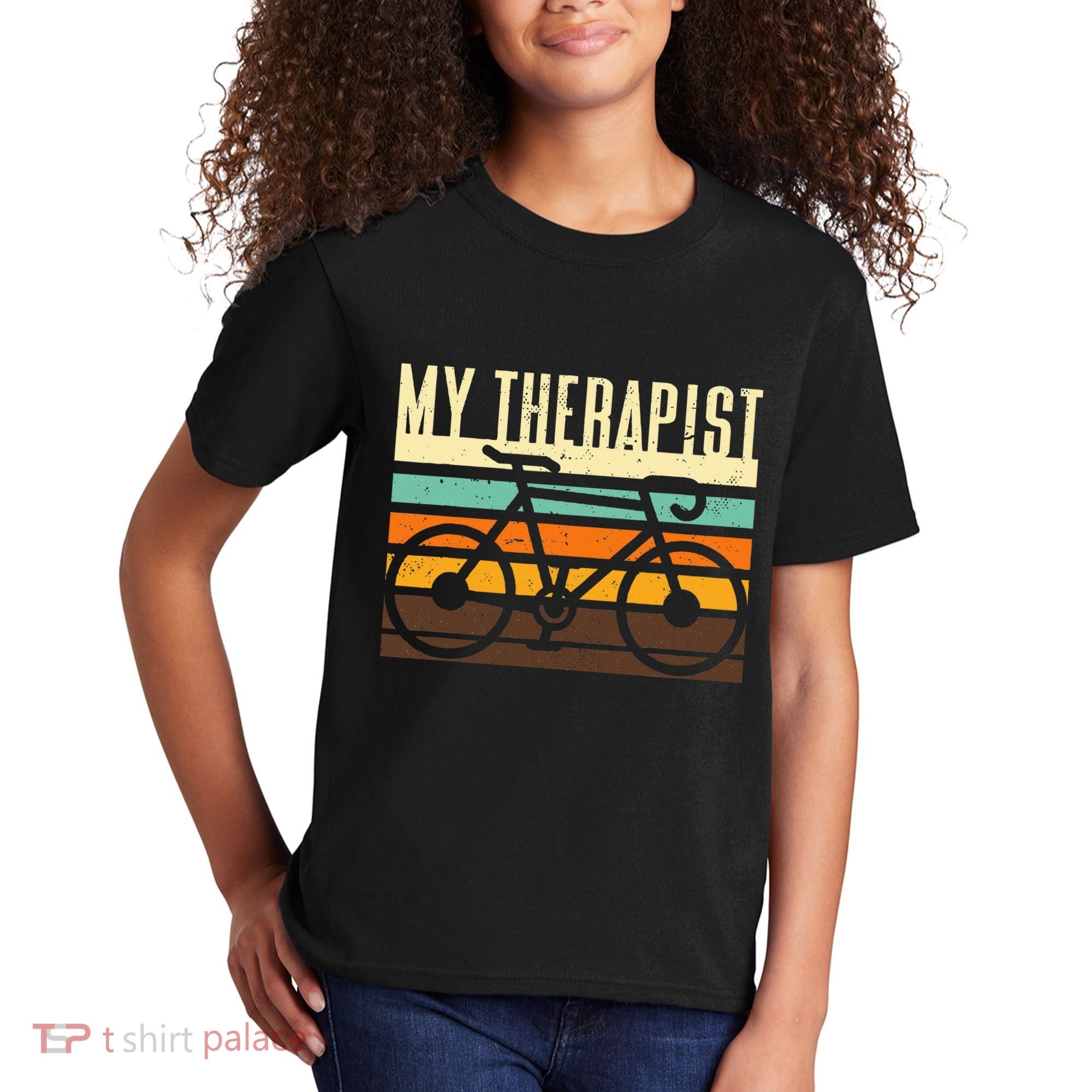 Funny Cycling Bicycle Kids T-Shirt