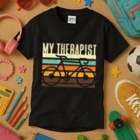 Funny Cycling Bicycle Kids T-Shirt thumb 3