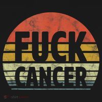 Fuck Cancer Breast Cancer Awareness Gift Retro Distressed Long Sleeve Shirt thumb 2