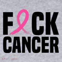 Fuck Cancer Breast Cancer Awareness Gift Retro Distressed Women's Sweatshirt thumb 2