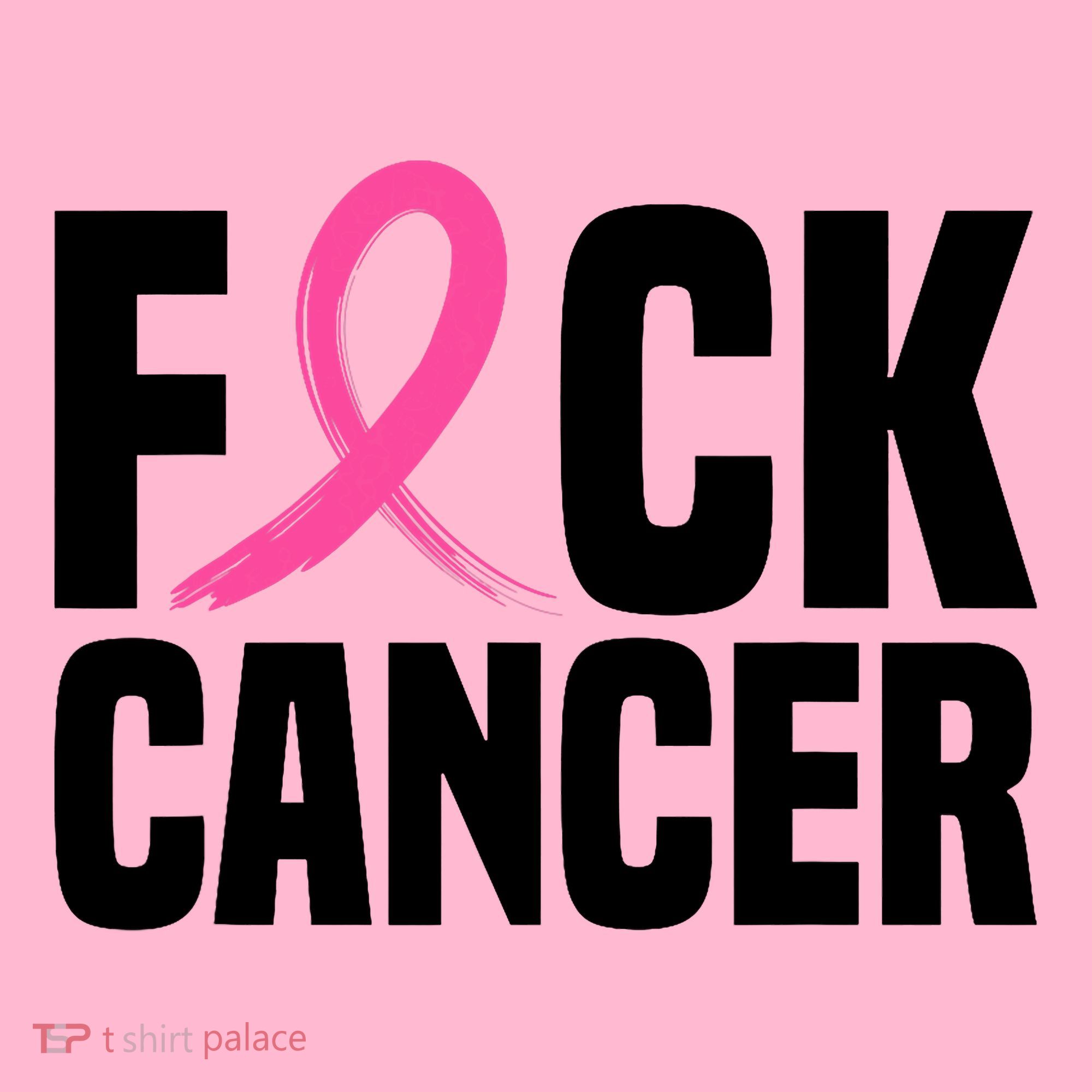 Fuck Cancer Breast Cancer Awareness Gift Retro Distressed Coaster