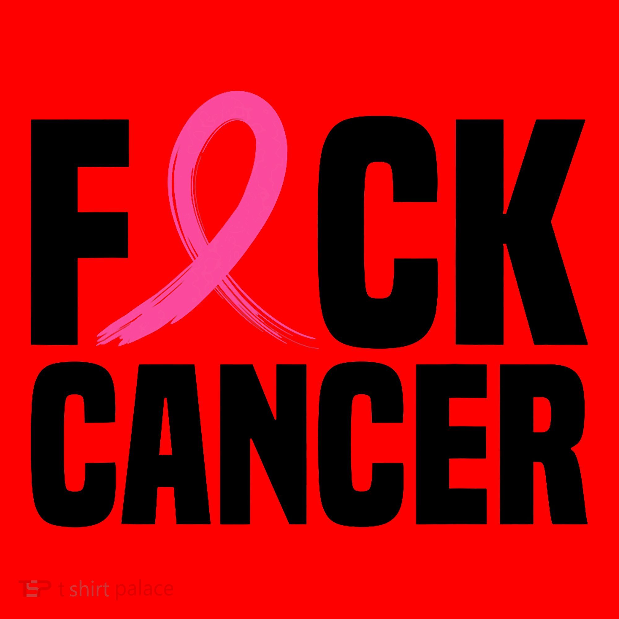 Fuck Cancer Breast Cancer Awareness Gift Retro Distressed Santa Hat