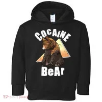 Funny Cocaine Bear Toddler Hoodie thumb 0