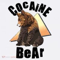 Funny Cocaine Bear Doggie Tank thumb 4