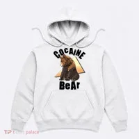 Funny Cocaine Bear Hoodie thumb 0