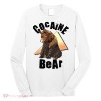 Funny Cocaine Bear Long Sleeve Shirt thumb 0