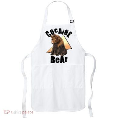 Funny Cocaine Bear Apron