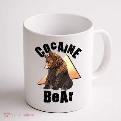 Funny Cocaine Bear Coffee Mug back