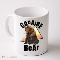 Funny Cocaine Bear Coffee Mug thumb 0