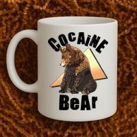 Funny Cocaine Bear Coffee Mug thumb 2