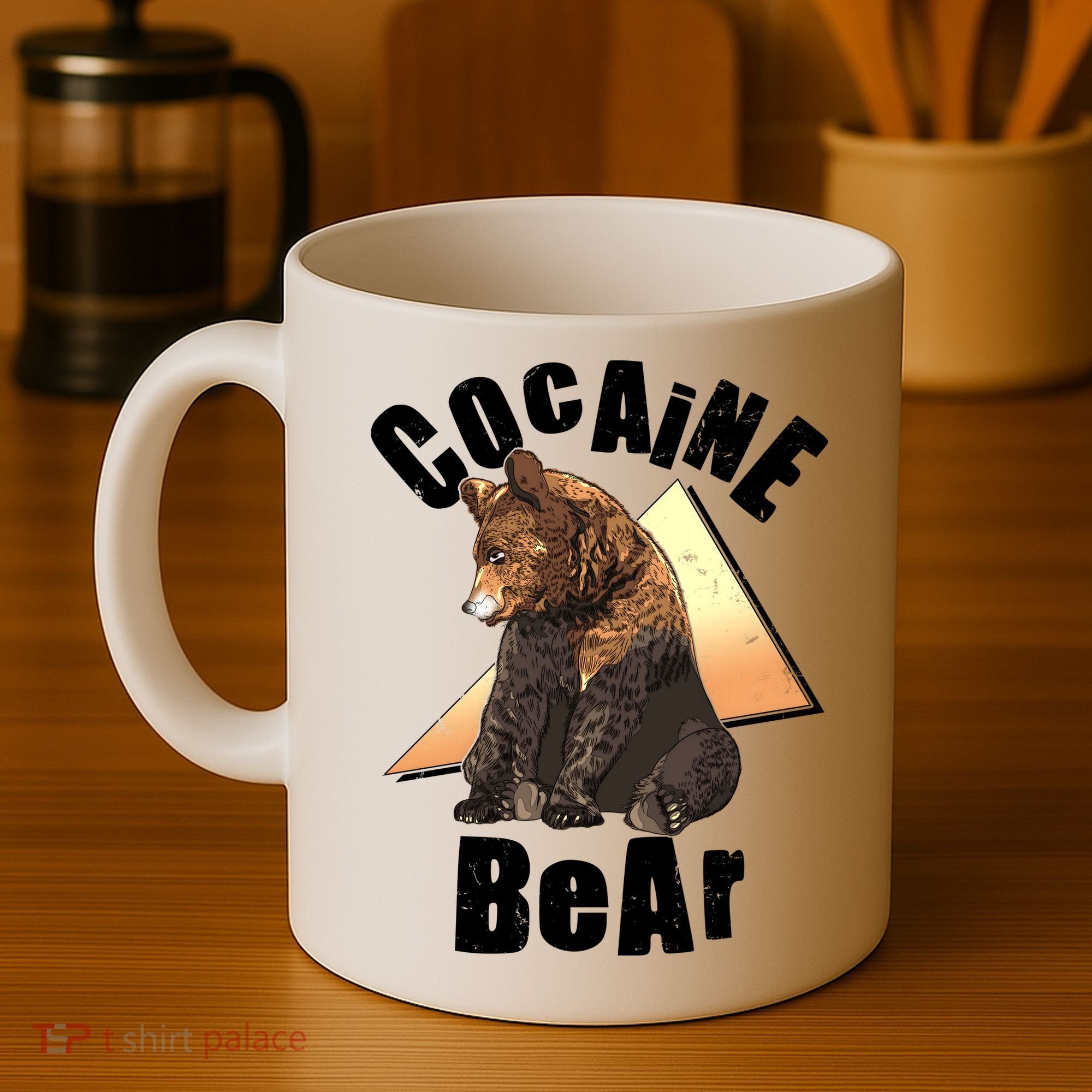 Funny Cocaine Bear Coffee Mug