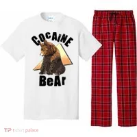 Funny Cocaine Bear Pajama Set thumb 0