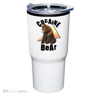 Funny Cocaine Bear Tumbler