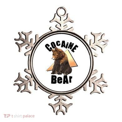 Funny Cocaine Bear Ornament