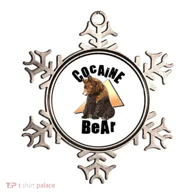 Funny Cocaine Bear Ornament