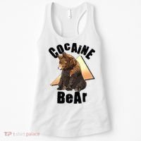 Funny Cocaine Bear Women's Tank Top thumb 0