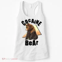 Funny Cocaine Bear Women's Tank Top thumb 0