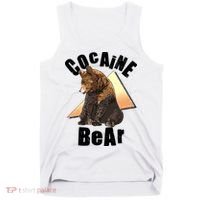 Funny Cocaine Bear Tank Top thumb 0