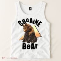 Funny Cocaine Bear Tank Top thumb 2