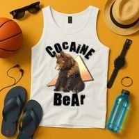 Funny Cocaine Bear Tank Top thumb 4
