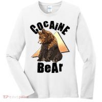 Funny Cocaine Bear Women's Long Sleeve Shirt thumb 0