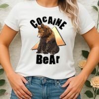 Funny Cocaine Bear Women's T-Shirt thumb 2