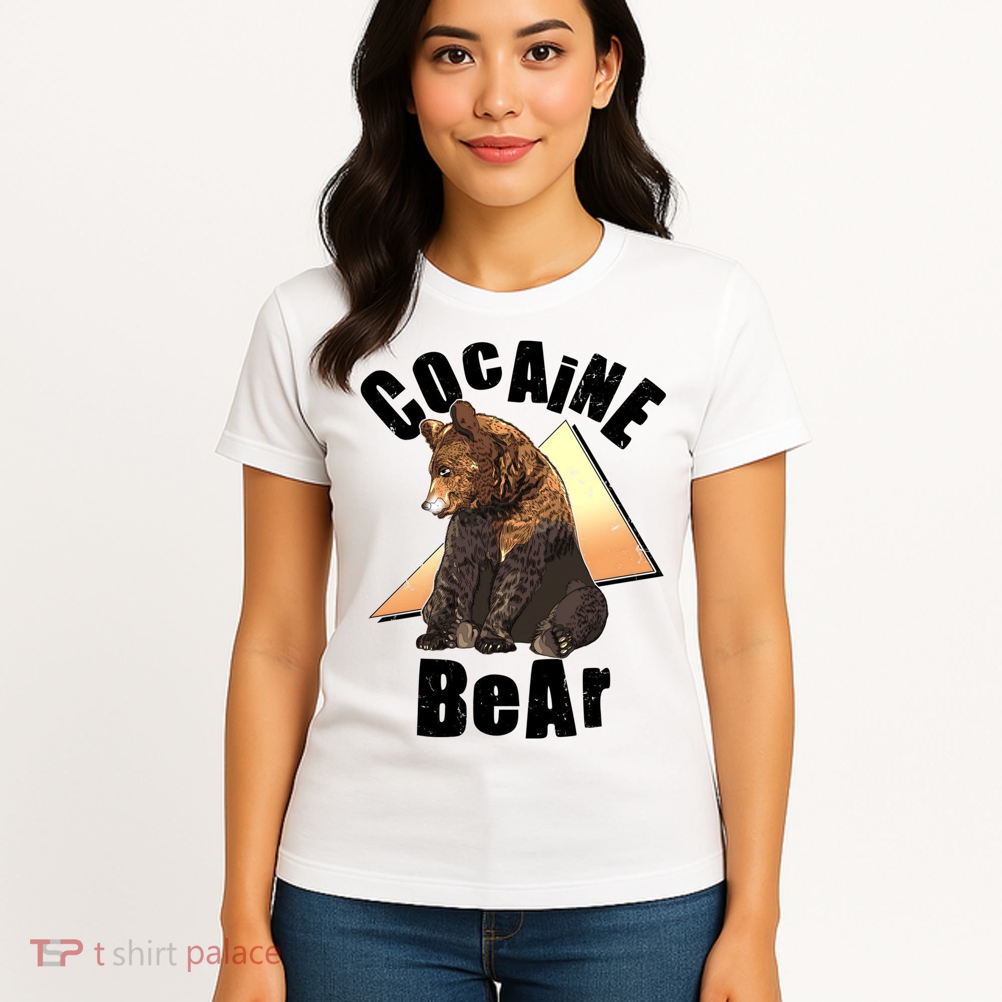 Funny Cocaine Bear Women's T-Shirt