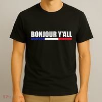 French Culture Bonjour YAll France Roots T-Shirt thumb 3