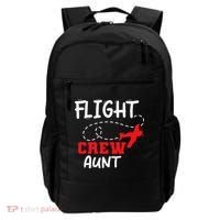 Flight Crew Birthday Aunt Airplane Matching Family Backpack thumb 0