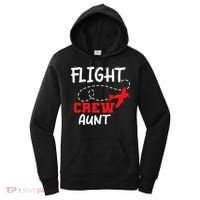 Flight Crew Birthday Aunt Airplane Matching Family Women's Hoodie thumb 0