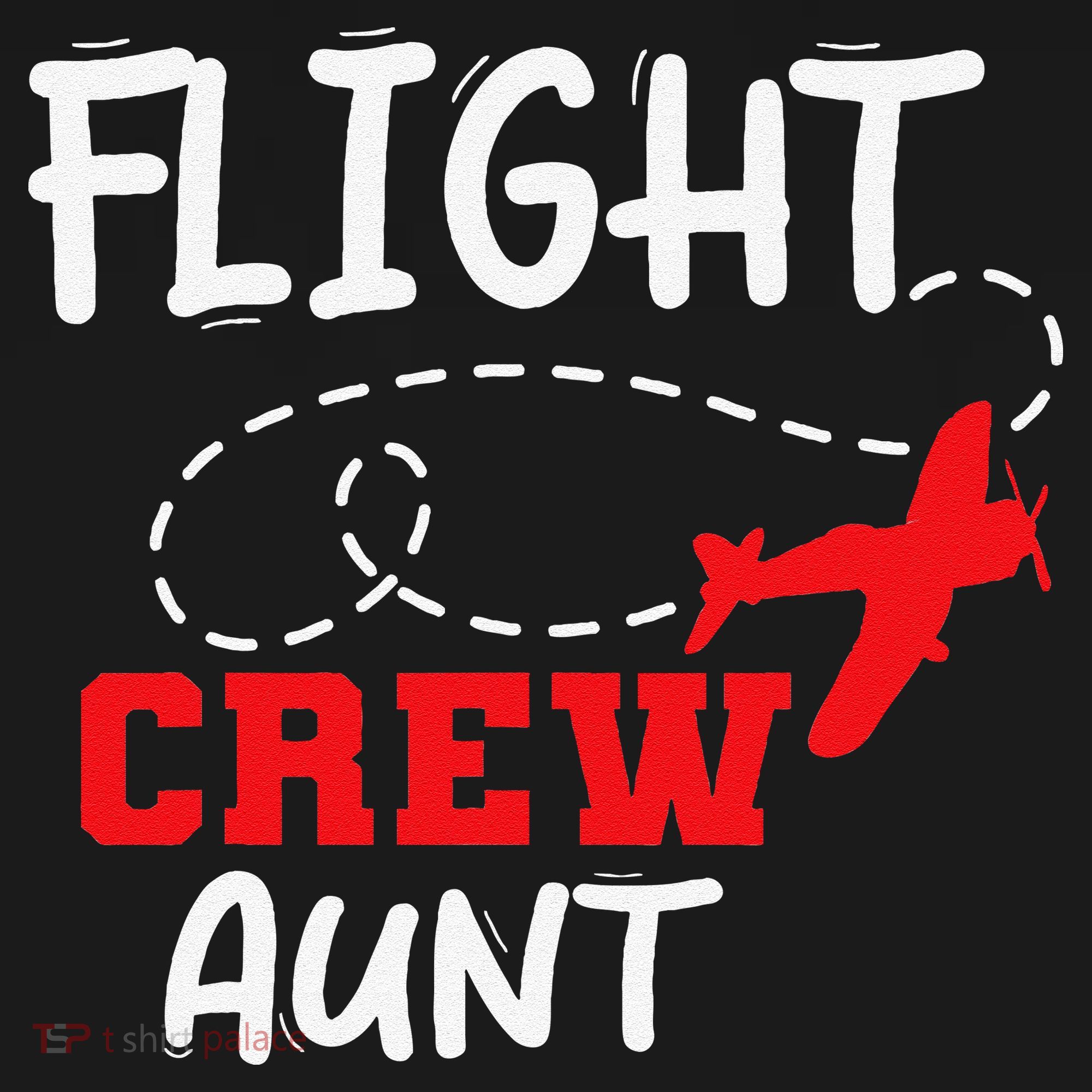 Flight Crew Birthday Aunt Airplane Matching Family Women's Tank Top