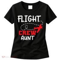 Flight Crew Birthday Aunt Airplane Matching Family Women's T-Shirt thumb 0
