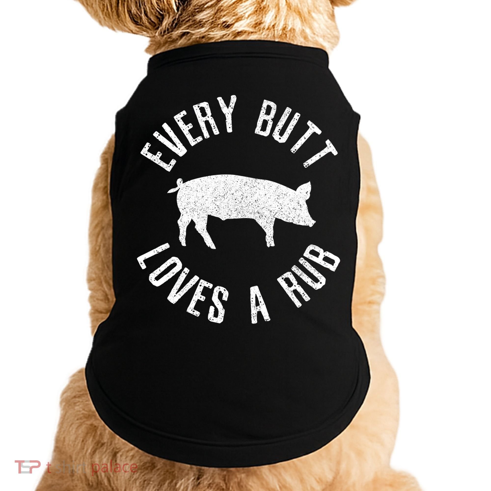Funny Chef Bbq Grilling Smoking Every But Loves A Rub Gift Cute Gift Doggie Tank