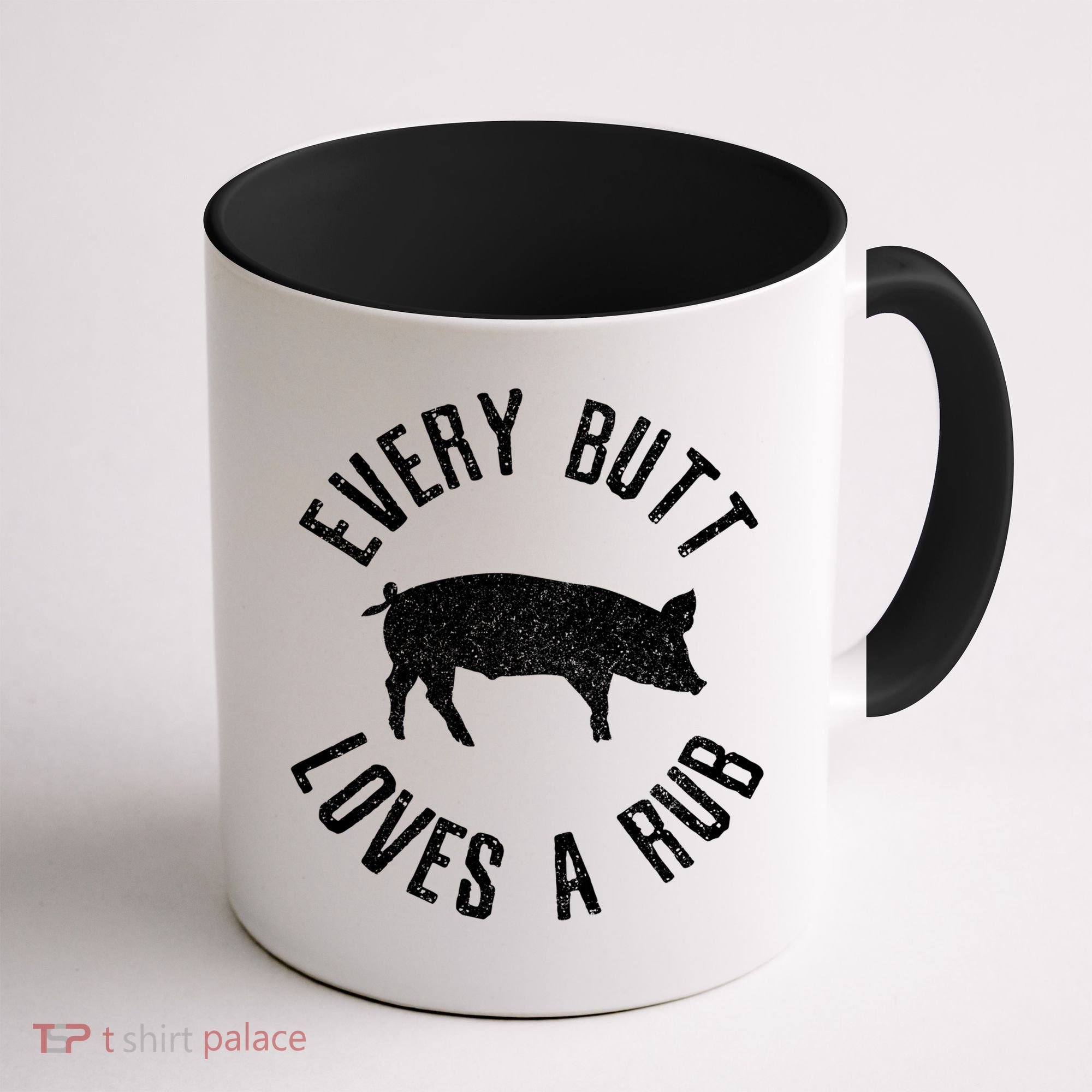 Funny Chef Bbq Grilling Smoking Every But Loves A Rub Gift Cute Gift Coffee Mug