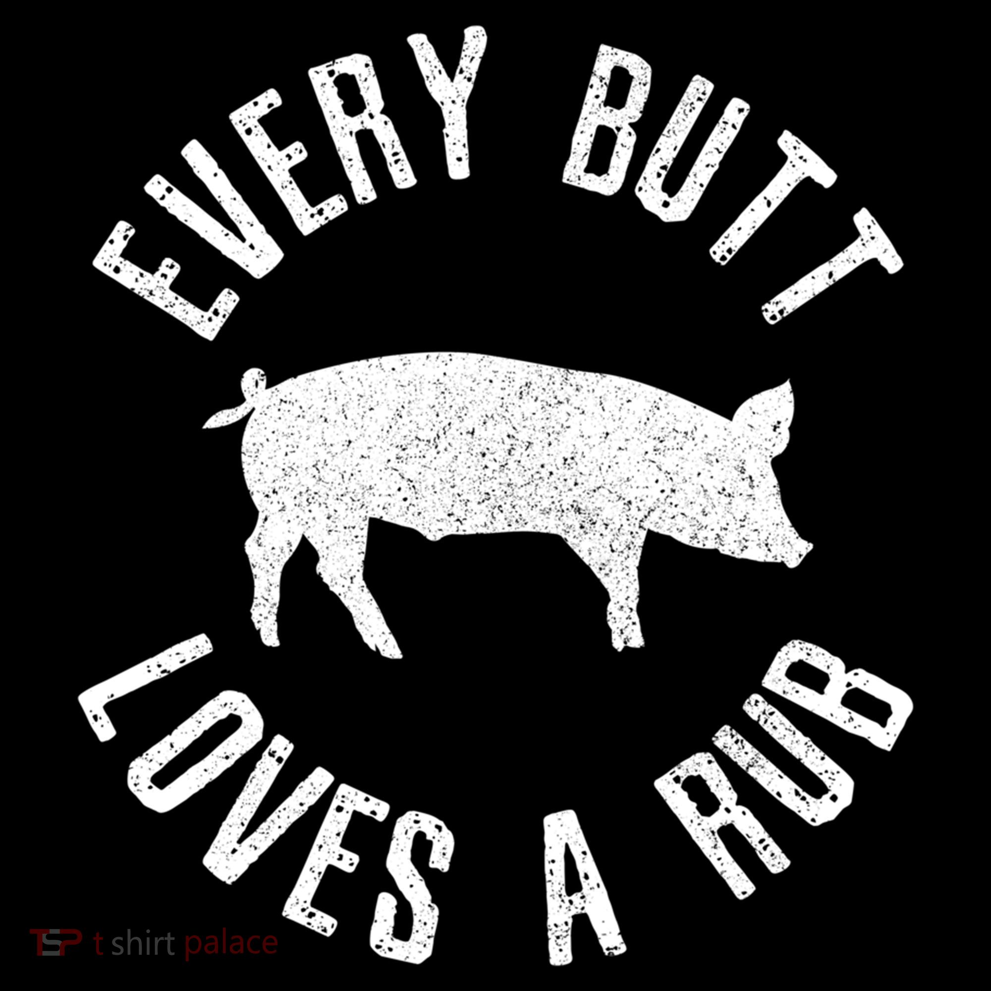 Funny Chef Bbq Grilling Smoking Every But Loves A Rub Gift Cute Gift Women's Hoodie