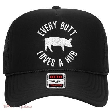 Funny Chef Bbq Grilling Smoking Every But Loves A Rub Gift Cute Gift Hat