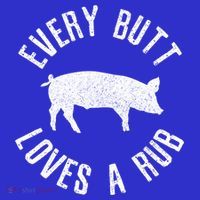 Funny Chef Bbq Grilling Smoking Every But Loves A Rub Gift Cute Gift Sweatshirt thumb 3