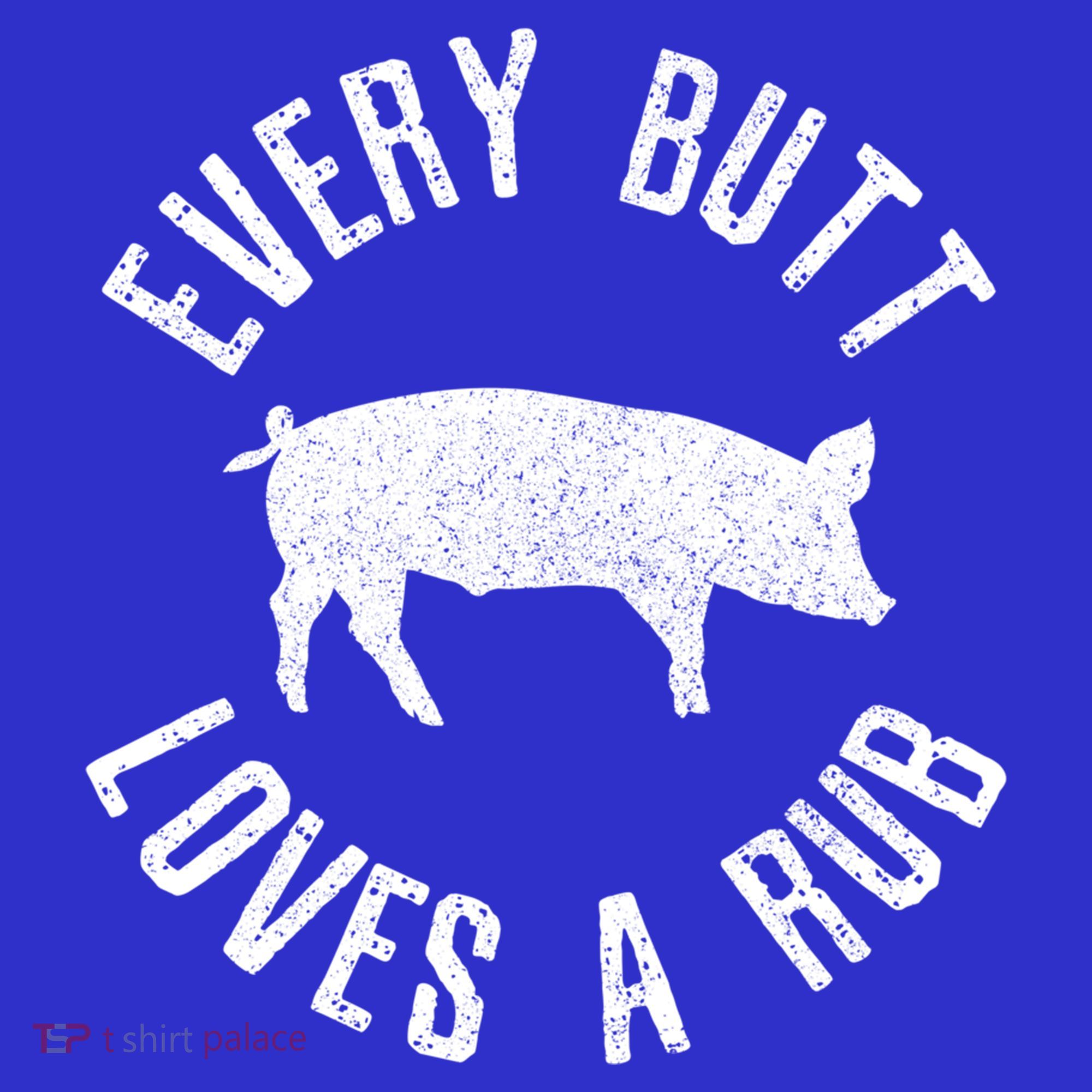 Funny Chef Bbq Grilling Smoking Every But Loves A Rub Gift Cute Gift Mousepad