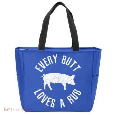 Funny Chef Bbq Grilling Smoking Every But Loves A Rub Gift Cute Gift Tote Bag