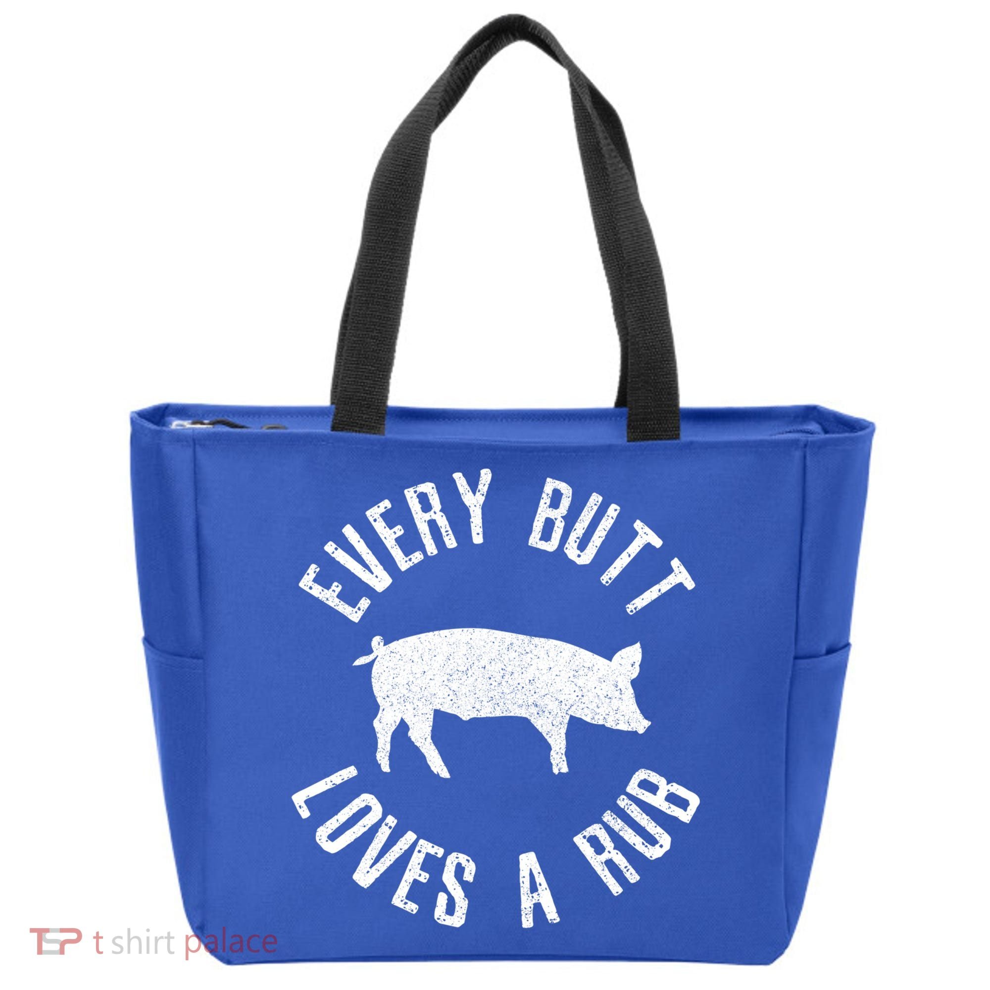 Funny Chef Bbq Grilling Smoking Every But Loves A Rub Gift Cute Gift Tote Bag