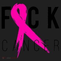 Fuck Cancer Breast Cancer Awareness Retro Distressed Hat thumb 2
