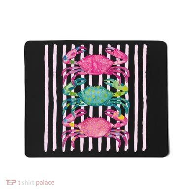 Funny Crab Beach Vibes Nautical Summer Vacation Gift Mousepad