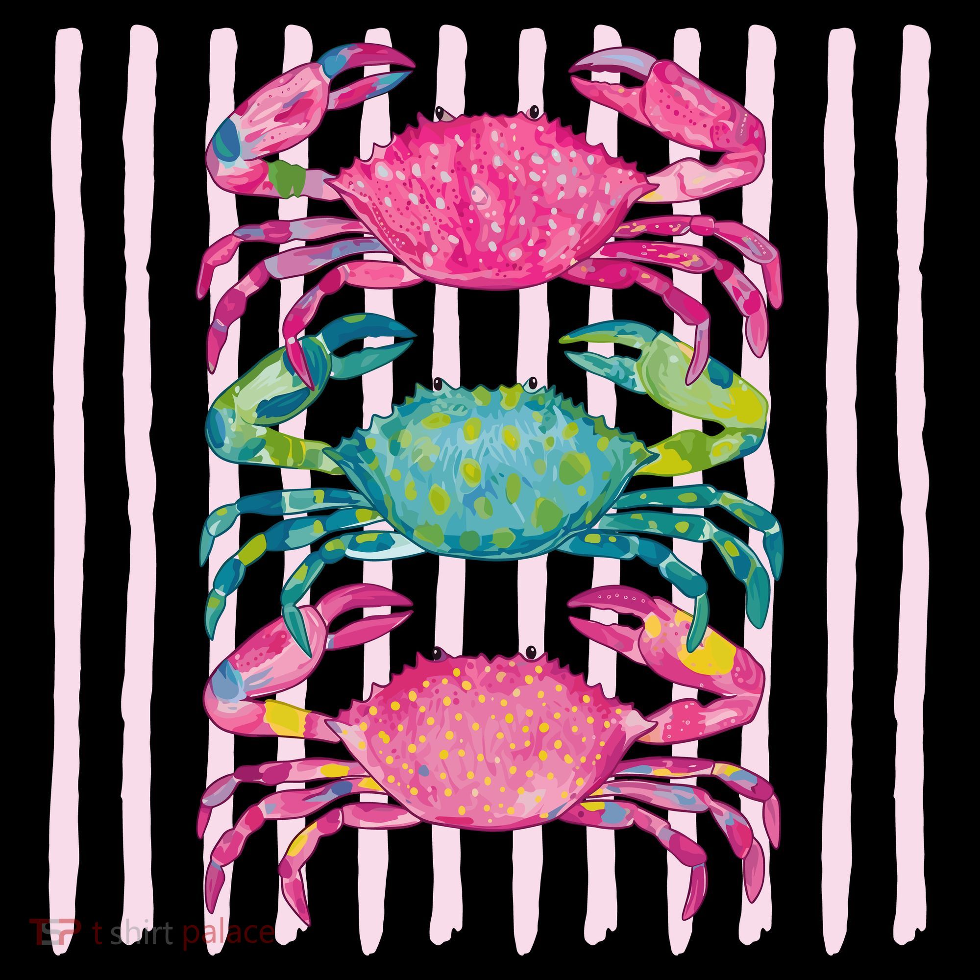 Funny Crab Beach Vibes Nautical Summer Vacation Gift Mousepad