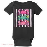 Funny Crab Beach Vibes Nautical Summer Vacation Gift Baby Bodysuit thumb 0
