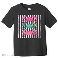 Funny Crab Beach Vibes Nautical Summer Vacation Gift Toddler T-Shirt thumb 0