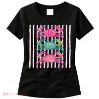 Funny Crab Beach Vibes Nautical Summer Vacation Gift Women's T-Shirt thumb 0