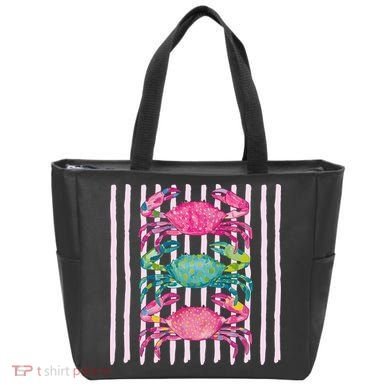 Funny Crab Beach Vibes Nautical Summer Vacation Gift Bag