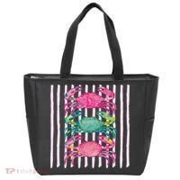 Funny Crab Beach Vibes Nautical Summer Vacation Gift Tote Bag thumb 0