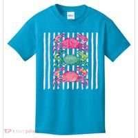Funny Crab Beach Vibes Nautical Summer Vacation Gift Kids T-Shirt thumb 0